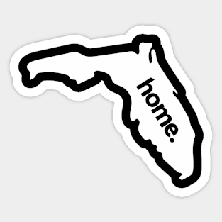 FLORIDA United States Home Maps T-Shirt DARK Sticker